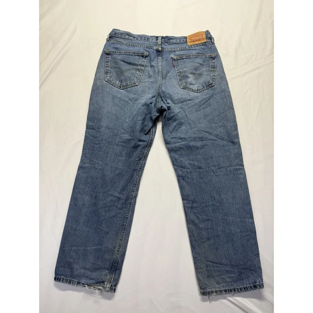Levis 550 90s‎ Jeans 36x30 Straight Leg Blue denim Casual Medium Wash Pant